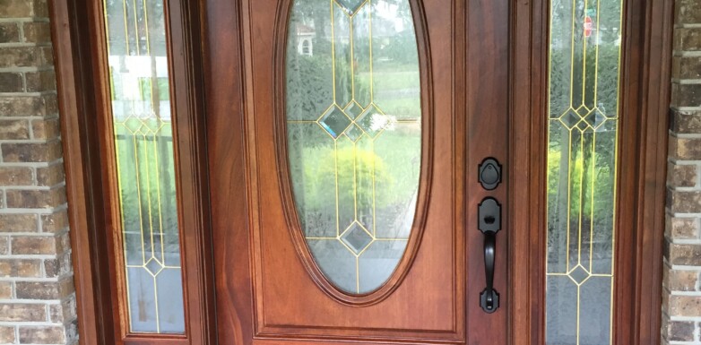 Mahogany Door refinish 13 coats Epifanes