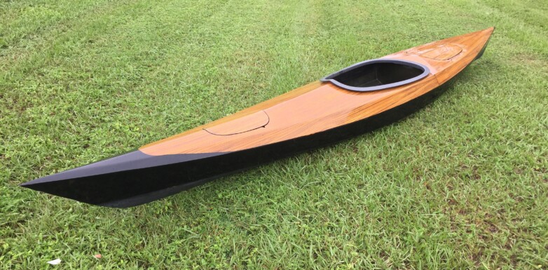 Zebrawood And Carbon Fiber Kayak 38lbs